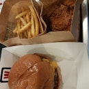 Cheese Burger And Chicken