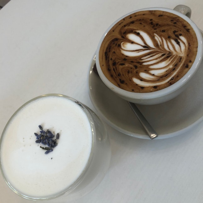 Lavender Tea Latte & Cappuccino