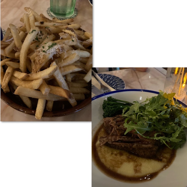 Truffles Fries And Short Ribs