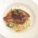 Pan Fried Dory With Pepper Marmalade And Pasta