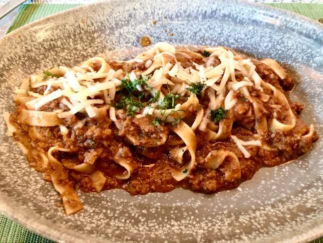 Fancy beef bolognese