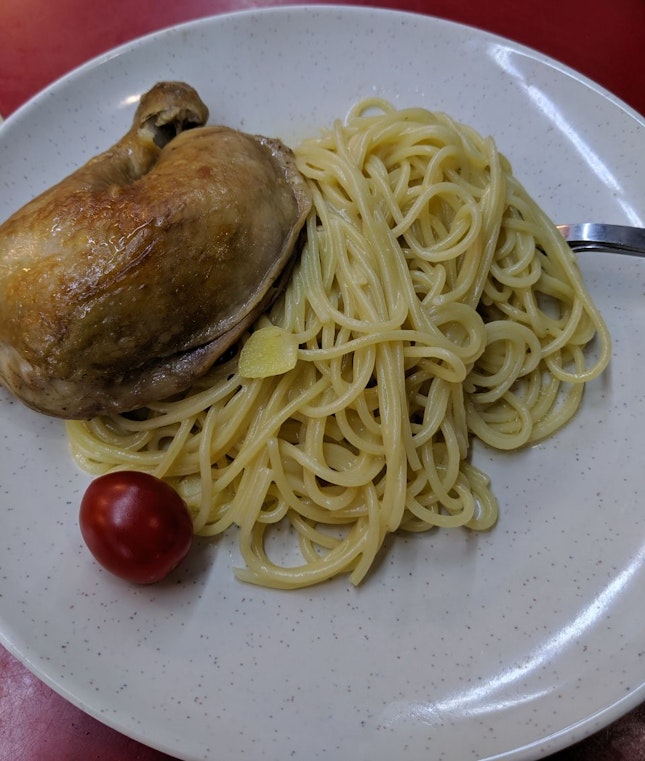 A Twist - Spaghetti With Chicken Thigh