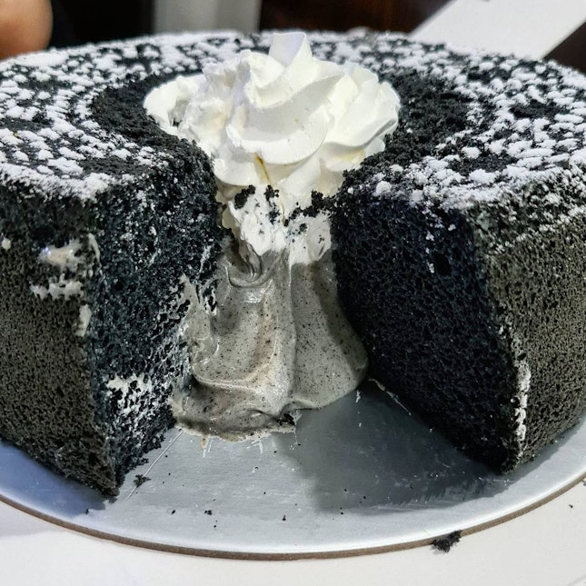 Black Sesame Lava Cake