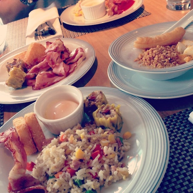 Breakfast#yummy#crowne plaza hk#