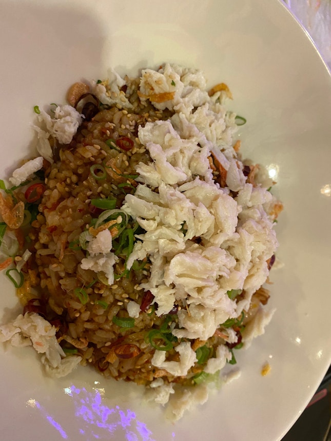 crab spicy fried rice!