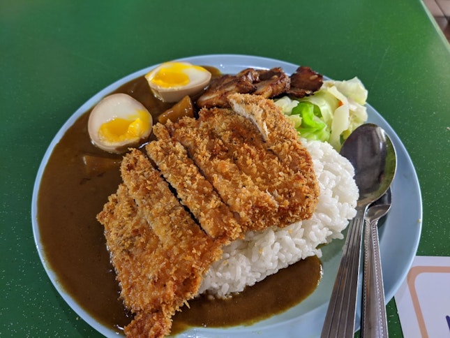 Delicious Tonkatsu Curry Rice