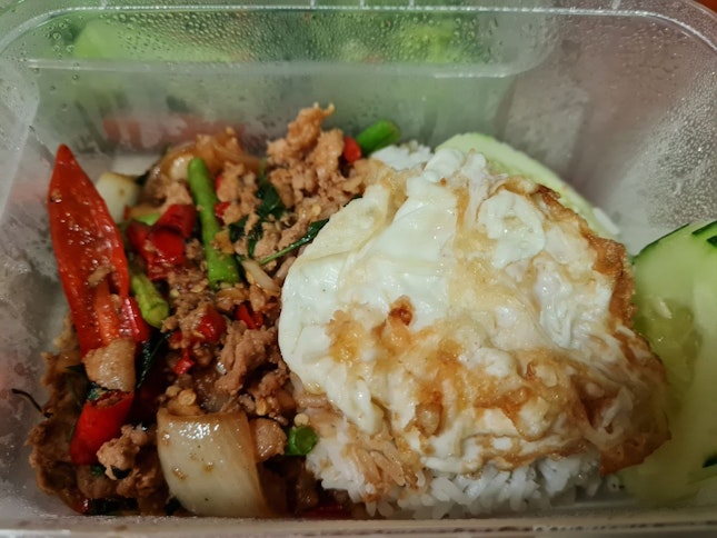 Thai Basil pork rice