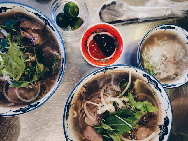 Sliced Beef Pho ($8.90) And Special Beef Combo Pho ($9.90)