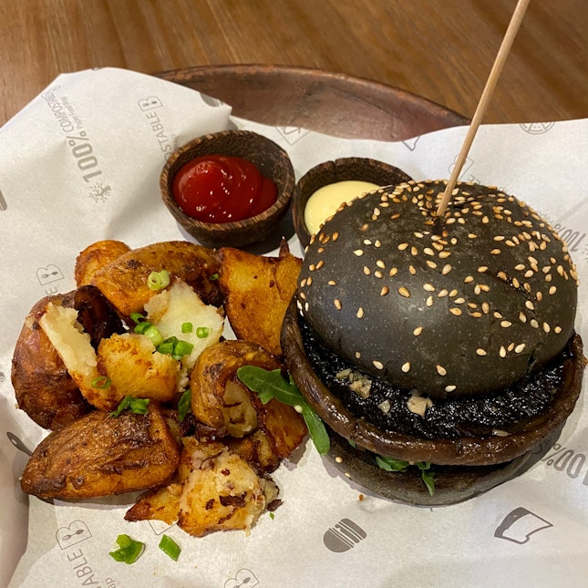 Portobello Mushroom Burger ($17)