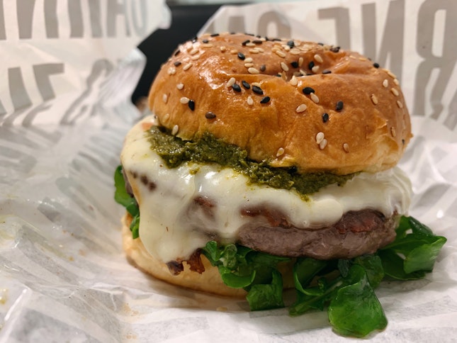 Beef and chimichurri burger ($22.50)