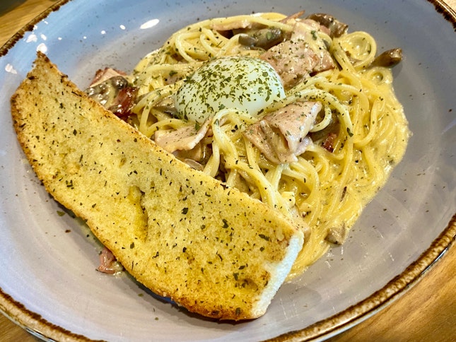 Spaghetti Carbonara ($15.90)