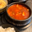 Spicy Tofu Stew W/ Rice | $6.90 + $1