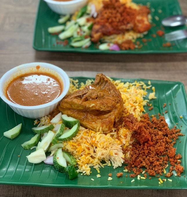 Curry Chicken Briyani | $6