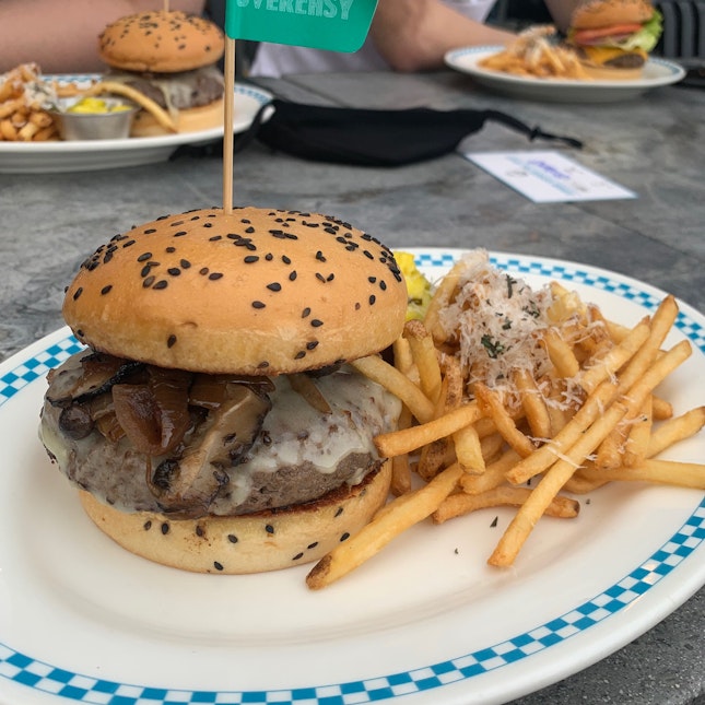 Truffle Burger With A View