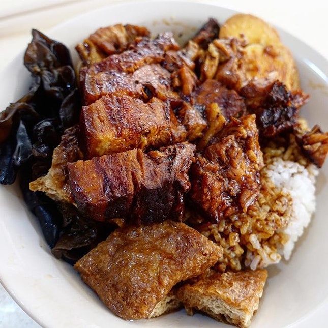 Braised Pork Rice -$3.50
 A deceptively simple dish with great depth in flavour.