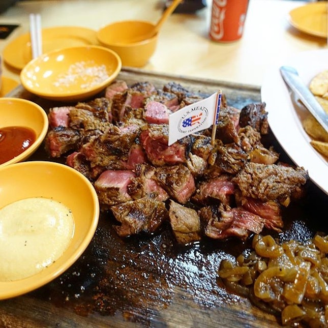 Black Angus Ribeye Steak- $14/100g

Always a delight to dine at New Ubin with friends.