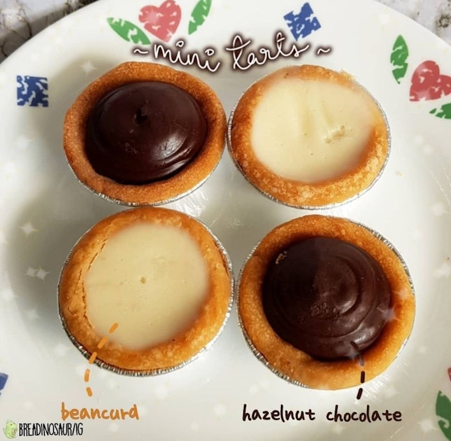 Hazelnut Chocolate And Beancurd Mini Tarts (4 For $4) 