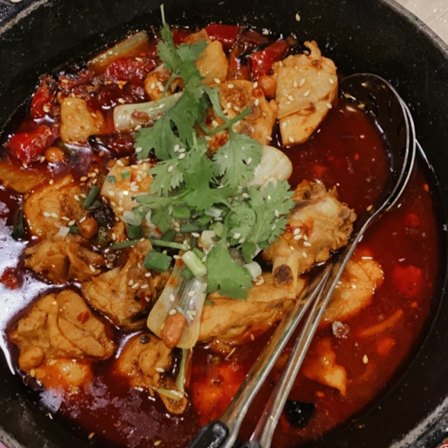 Medium Spicy Sichuan Chicken pot