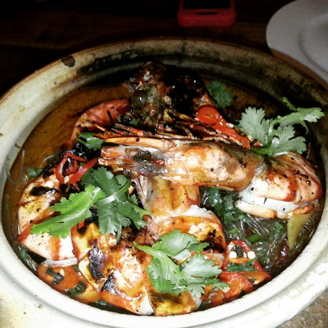 The Prawn "Star" with Vermicelli.  Very Good!