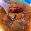 Kudzu and Red Bean Pork Ribs Soup