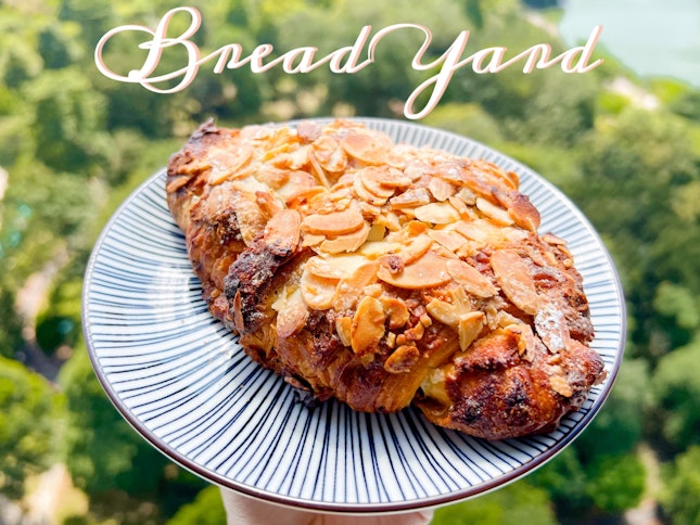 It’s an almond croissant in my breadyard!!