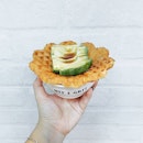 (Food Tasting: Nit & Grit)
On my hand: Buttermilk waffle with Avocado drizzled with Gula Melaka!🍴
Sound interesting?