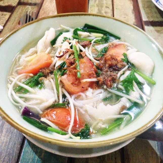 Thai Noodles In Clear Broth