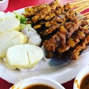 Pork and Chicken Satay.