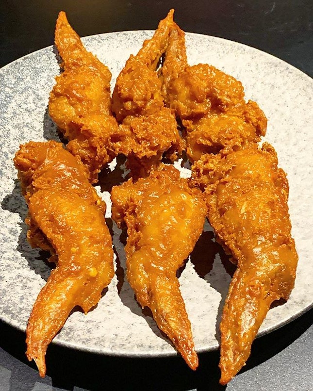 Miss Vanda @missvandasg 
24/6/2020 - 2nd visit
_
Boneless Crispy Har Cheong Chicken Wings 
Boneless Har Cheong Chicken Wings marinated for 24 hours w artisanal Har Cheong.