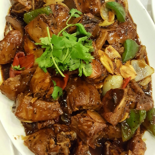 Duck With Black Pepper Sauce