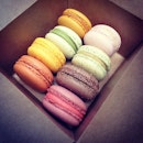 Macarons (pronounced as macahons apparently)