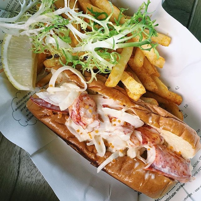 The Early Fatback: Lobster Roll from Humpback's new Sunday Brunch menu.