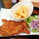 Chicken Chop _________________________________  #sgfoodies #sgfoodie #foodporn #foodgasm #foodcoma #foodie #foodies #foodgram #vsco #instadaily #instagood #vscofood #foodplating #instafood #cafesg #sgcafe #chef #gourmet #chicken #foodstyling #sgrestaurant #yummy #100happydays#burpple