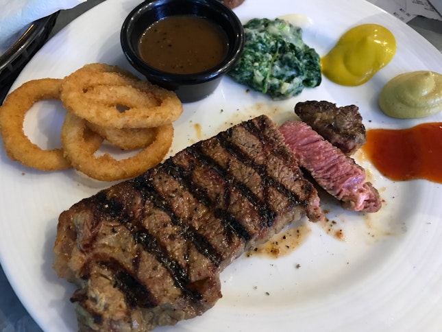 Sirloin steak (200g) [$17.50]
