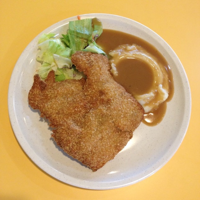 Chicken Cutlet with Mashed Potato