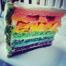 Rainbow to end the week~~ #tgif #rainbow It costs a bomb at $14 but it's sorta worth it!