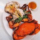 Fresh Yummy Cold Crab With Lots Of Roe