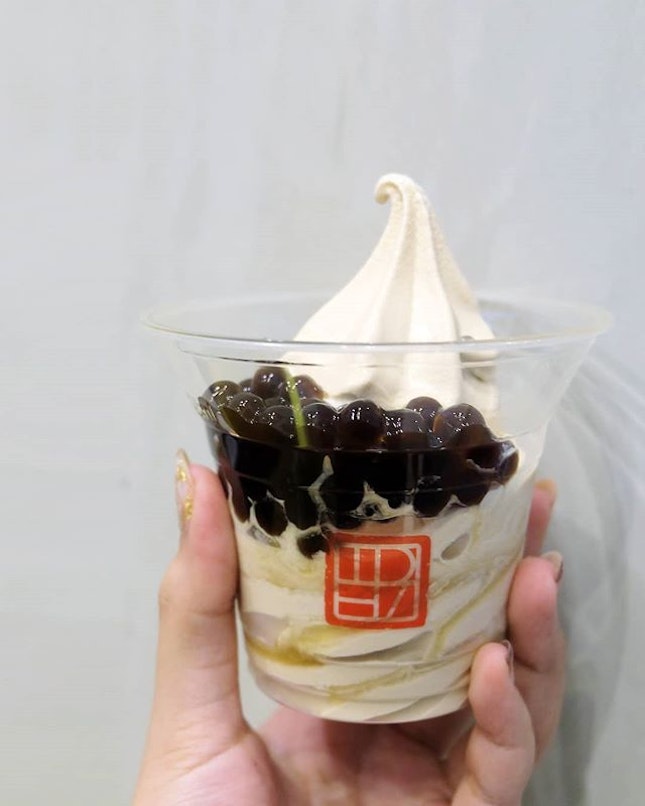 Tie Guan Yin Soft-serve with Pearls