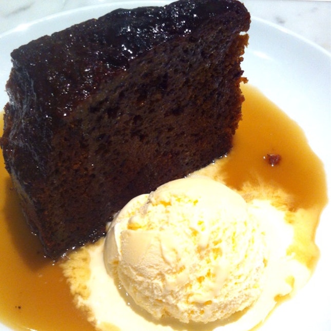 Restaurant Week: sticky date pudding with vanilla ice-cream (generous portions)