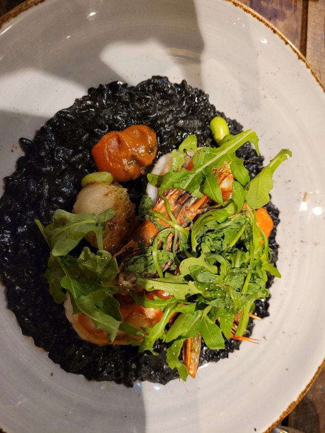 Squid Ink Risotto 