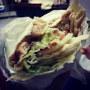 Chicken teriyaki tuna wrap #burpple #foodporn #dinner #subway