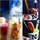 Liquid nitrogen gelato 🍦 Matcha and ferrero madness 🍵🍫 #burpple