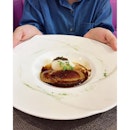 truffle foie gras | summer truffle, one hour poached egg, cèpes reduction | singapore restaurant week