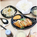 {Chicken Rice set} for the lonely diner.