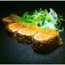 Crispy Nori Wrapped Salmon with Panko crust and umami ponzu :)
#ravensg #crispynori #salmon #pankocrusted #ponzu #sgbar #foodsg #foodporn #burpple
