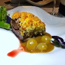 Last night's pecorino cheese crusted lamb loin simply blows every other protein around to culinary smithereens!