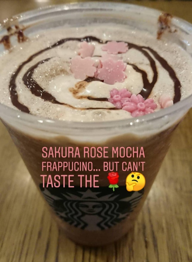 Sakura Rose Mocha Frappucino