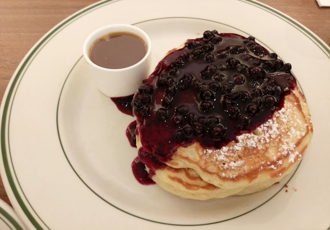 Pancake With Blueberries