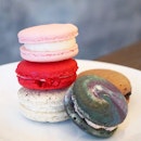 Dainty elegant macarons from gorgeous classics to fancy galaxy.