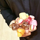 A bouquet of lollipops.